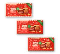 The Beginnings Almond Soft-Baked Cookies - Gluten Free Snacks - Vegan Snacks - Healthy Plant-Based Dairy Free - Gluten Free Cookies - 80g Box (Multiple Flavours) (3 packs, Gingerbread)