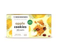 The Beginnings Apple Cookies - Made with Real Apple and Oats - Vegan Snacks - Gluten Free Cookies - Dairy Free - Naturally Sweet, 100% Plant-Based Healthy Treats - 80g Box