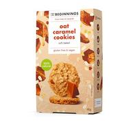 The Beginnings Caramel Oat Cookies 80g - Gluten Free Oat Biscuits, Vegan & Dairy Free, Coconut Sugar, Real Caramel & Peanut Butter, Palm Oil Free Biscuits