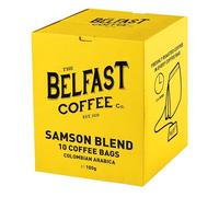 The Belfast Coffee Co. Samson Coffee Bags - Colombian Arabica Blend, x10 Freshly Ground Bags
