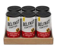 The Belfast Coffee Co. Titanic Blend Premium Freeze Dried Instant Coffee, 100% Arabica, Smooth Full-Bodied Flavour, 95g Tins, Pack of 6