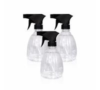 THE BELL Empty Spray Bottle Plastic Bottles Essential Oil Gardening Trigger Sprayer Reusable Fine Mist Travel Party Barbershop Plant Mist Kitchen Bathroom Organic Cleaning Hair Salon 400ml (3PCS)