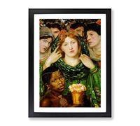 The Beloved By Dante Gabriel Rossetti Classic Painting Framed Print | A2 Black Framed Wall Art | Ready to Hang | Classic Historical Picture | Living Room Bedroom Lounge Office