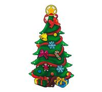 The Benross Christmas Workshop LED Christmas Tree Metallic Silhouette Light, Plastic