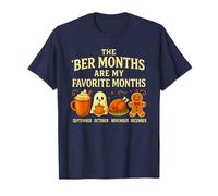The BER Months are My Favorite Fall Cozy Autumn Winter T-Shirt