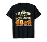The BER Months are My Favorite Fall Cozy Autumn Winter T-Shirt