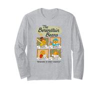 The Berenstain Bears Family Sports and Hobbies Vintage Book Long Sleeve T-Shirt