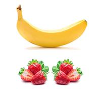 The Berry Banana Blast Box | Fresh Banana & Strawberry Fruit Box | 2 Premium Ingredients for Smoothies, Snacking & Desserts | Ready to Use