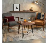 The Bespoke Carpentry Co Chunky Side Table - W40xL40cm - Beech
