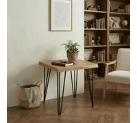 The Bespoke Carpentry Co Live Edge Side Table - W40xL40cm - Beech