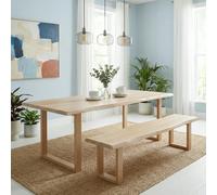 The Bespoke Carpentry Co Live Edge Table - 120cm - Narrow - 80cm - Iroko