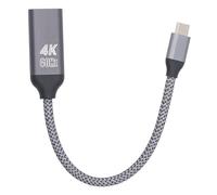 The Best 4K 60Hz Type C to High Definition Multimedia Interface Adapter Cable, with 18Gbps and 60Hz Frame Rate, Gold Plated Ports, Nylon Design, for High Definition Screen