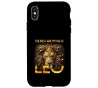 The Best Are Born As Leo Proud A Lion July August Birthday Case for iPhone X/XS