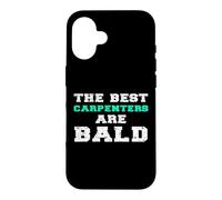 The Best Carpenters Are Bald Funny Carpentry Baldness Joke Case for iPhone 16