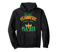 The Best Climbers Run On Plants Veggie Climbing Team Vegan Pullover Hoodie