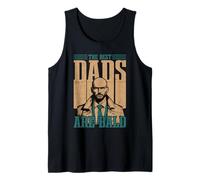The Best Dads are Bald Funny Bald Man Saying Tank Top