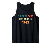 The Best Dads are Born in 1943 Retro Tank Top
