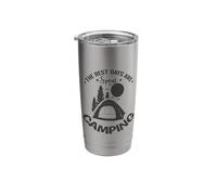 The Best Days are Spent Camping Vacation Stainless Steel Insulated Tumbler