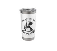 The Best Days are Spent Camping Vacation Stainless Steel Insulated Tumbler