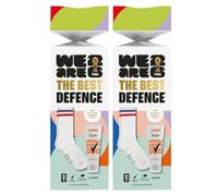 The Best Defence Gift Set- 2 Pack, with Whole Body Deodorant and Limited Edition Socks Fresh Citrus Scent, FIFA Official Men's Grooming Cracker for Sports Fans & Gifting
