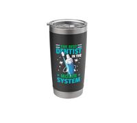 The Best Dentist in The Molar System Stainless Steel Insulated Tumbler