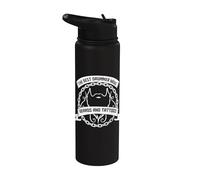 The Best Drummer Have Beards Tattoos - Father Dad Drummer Stainless Steel Insulated Water Bottle