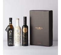 The best extra virgin olive oils in the world (Jaén Selección 2021) - Pack of 3 bottles of 500 ml (Wooden box)