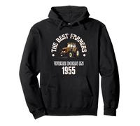 The Best Farmers Were Born In 1955 Birthday Gift 1950s Pullover Hoodie