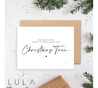 The Best Gifts aren't always under the Christmas Tree Pregnancy Announcement A5 Card with envelope, Family, Pregnancy Reveal Christmas Card