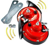 The Best Horn Ever 300 DB Super Train Horn for Trucks, Loud Air Electric Snail Double Horn Raging Sound for Cars, Motorcycle, 12v Double Horn Raging Sound Raging Sound for Car Motorcycle (1pcs)