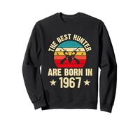 The Best Hunter Are Born in 1967 Funny Saying Hunting Lover Sweatshirt