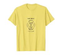 The Best is Yet to Come Inspirational Hourglass T-Shirt, Men, Lemon, L