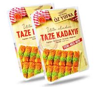 The Best Match use Dubai Chocolate Original Melis Fresh Kataifi 2 Pack Kadayif Shredded Fillo Dough Pastry Threads Taze Kadayif for Dubai Chocolate 400 Gr by BAKKALIM UK