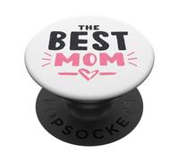 The Best Mom Cute Minimalist Best Mama Mother's Day PopSockets Adhesive PopGrip