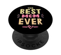 The Best Mom Ever Cute Minimalist Best Mama Mother's Day PopSockets Adhesive PopGrip