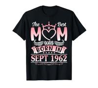 The Best Mom was Born in September 1962 Mother 64 Years Old T-Shirt