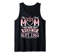 The Best Mom was Born in September 1965 Mother 61 Years Old Tank Top