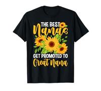 The Best Nanas Get Promoted To Great Nana New Great Nana T-Shirt