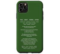 The Best News Ever Christ Jesus Christ Eternal Salvation Case for iPhone 11 Pro Max