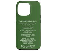 The Best News Ever Christ Jesus Christ Eternal Salvation Case for iPhone 13 Pro