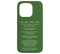The Best News Ever Christ Jesus Christ Eternal Salvation Case for iPhone 15 Pro