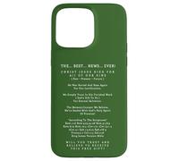 The Best News Ever Christ Jesus Christ Eternal Salvation Case for iPhone 15 Pro Max