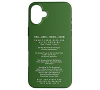 The Best News Ever Christ Jesus Christ Eternal Salvation Case for iPhone 16 Plus