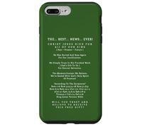 The Best News Ever Christ Jesus Christ Eternal Salvation Case for iPhone 7 Plus/8 Plus