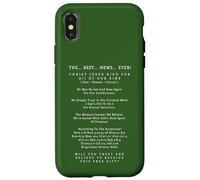 The Best News Ever Christ Jesus Christ Eternal Salvation Case for iPhone X/XS