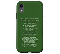 The Best News Ever Christ Jesus Christ Eternal Salvation Case for iPhone XR