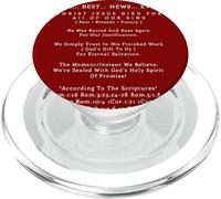 The Best News Ever Christ Jesus Christ Eternal Salvation PopSockets PopGrip for MagSafe