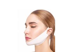 The Best Of AU V Line Lifting Mask- 5Pcs Double Chin Reducer Hydrogel & Glycerin Face Slimming Strap for Women and Men Jawline Shaper Skin Tightening Contour Belt - Adjustable, Anti-Aging