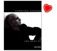 The Best Of Ludovico Einaudi - PIANO, sammelband avec cœur Note colorée Pince
