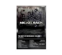The Best Of Nickelback Volume 1 - Music Album Poster Canvas Poster Wall Art Decor Print Picture Paintings for Living Room Bedroom Decoration Unframe-style 12x18inch(30x45cm)